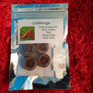 Red Ghost Naga Chilli! Superhot Chilli Grow Kit!!! 6 Seeds!!!