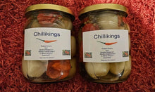 Load image into Gallery viewer, 2x Large, Jar&#39;s Pickled Onions And Carolina Reaper Chillies!!! World&#39;s Hottest Chilli!!!
