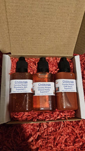 Carolina Reaper Jam, Honey and Sauce Set!!! 30ml Bottles!!! Gift Boxed!!!