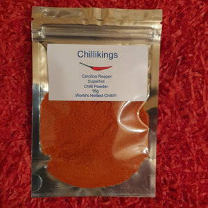 Carolina Reaper Chilli Powder + Chilli Extract, Pure Capsicum!