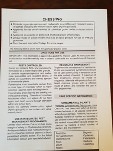Chess WG Commercial Grade Aphid, Greenfly Killer. Very Effective!!!