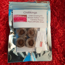 Load image into Gallery viewer, Carolina Reaper, Chilli Grow Kit! World&#39;s Hottest Chilli! 6, Seeds!
